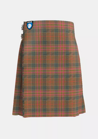 Traditional_Kennedy_Weathered_Tartan_kilt_front_image_with_pleated_design_and_adjustable_buckles_for_men