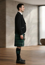 Traditional_Kennedy_tartan_Kilt_and_Argyle_Jacket_Kilt_Outfit_right_image
