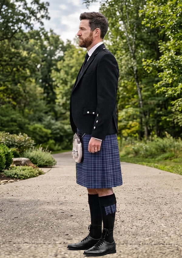 Traditional_Kennewell_Tartan_10039_Kilt_and_Argyle_Jacket_Kilt_Outfit_left_image