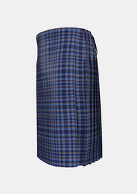 Traditional_Kennewell_Tartan_kilt_10039_left_image_with_pleated_design_and_adjustable_buckles_for_men