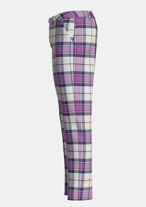 Kerr Orchid Tartan Trouser
