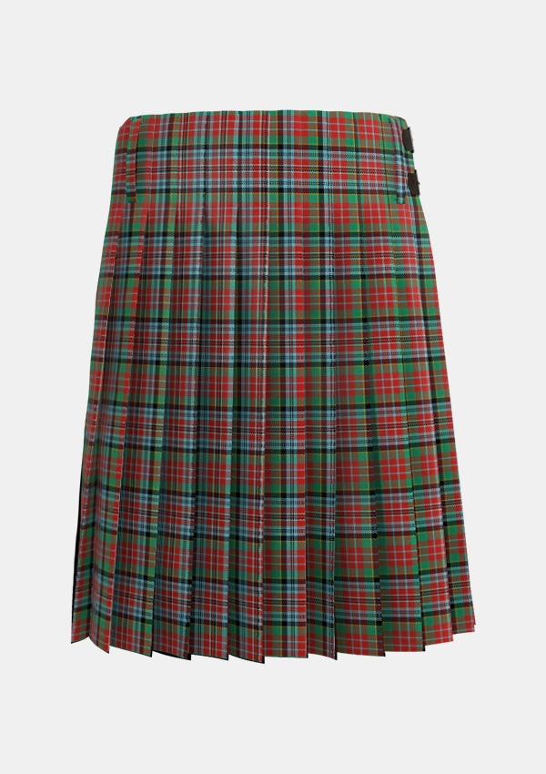 Traditional_Kidd_2_Tartan_1409_kilt_back_image_with_pleated_design_and_adjustable_buckles_for_men