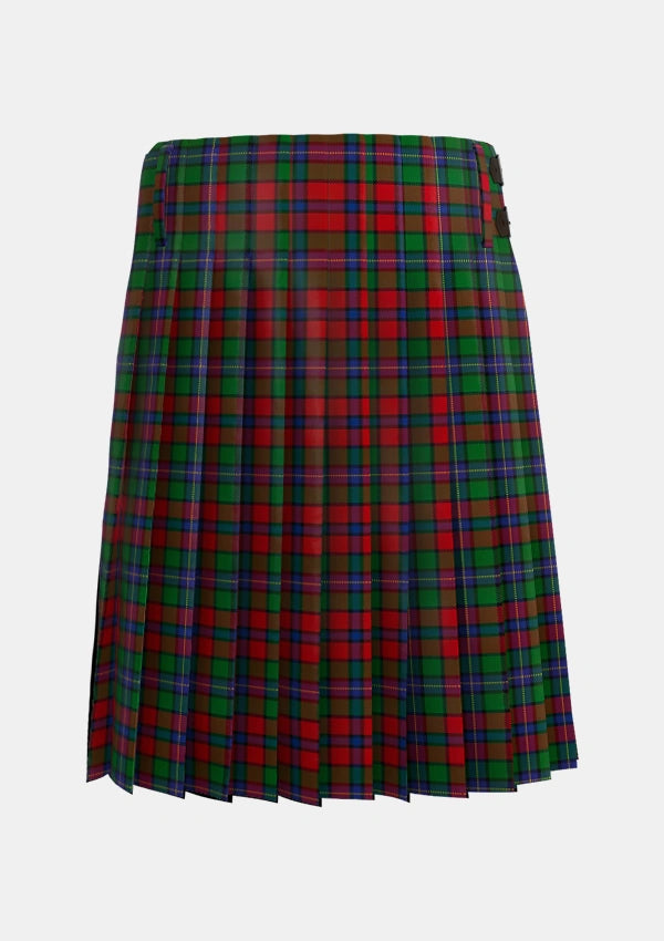 Traditional_Kilgour_Symmetrical_Tartan_5348_kilt_back_image_with_pleated_design_and_adjustable_buckles_for_men