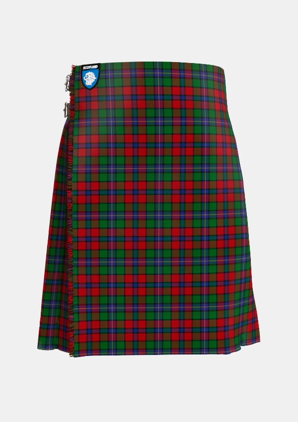 Traditional_Kilgour_Symmetrical_Tartan_5348_kilt_front_image_with_pleated_design_and_adjustable_buckles_for_men