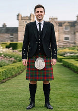 Traditional_Kilgour_tartan_1979_Kilt_and_Argyle_Jacket_Kilt_Outfit_front_image