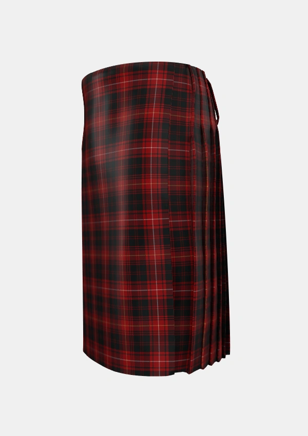 Traditional_Killin_Tartan_4042_kilt_left_image_with_pleated_design_and_adjustable_buckles_for_men