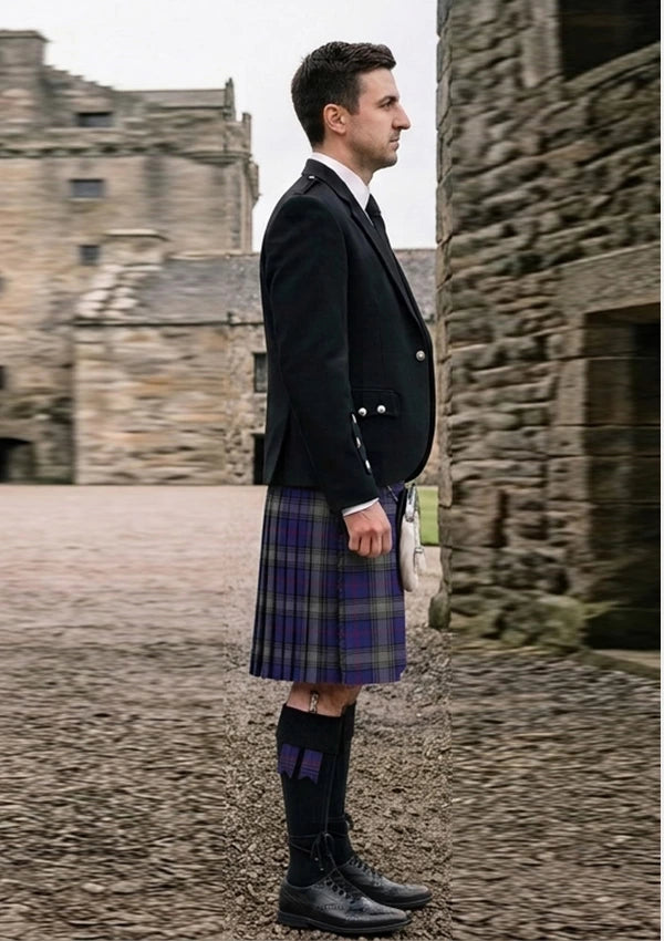 Traditional_Kinnaird_Tartan_2242_Kilt_and_Argyle_Jacket_Kilt_Outfit_right_image