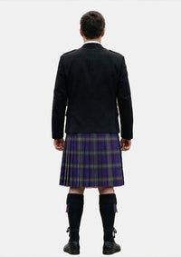 Traditional_Kinnaird_Tartan_2242_Kilt_and_Argyle_Jacket_Kilt_Outfits_back_image