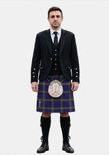 Traditional_Kinnaird_Tartan_2242_Kilt_and_Argyle_Jacket_Kilt_Outfits_front_image