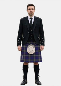 Traditional_Kinnaird_Tartan_2242_Kilt_and_Argyle_Jacket_Kilt_Outfits_front_image
