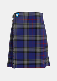 Traditional_Kinnaird_Tartan_kilt_2242_front_image_with_pleated_design_and_adjustable_buckles_for_men