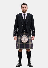 Traditional_Kyle_Grape_Tartan_7585_Kilt_and_Argyle_Jacket_Kilt_Outfits_front_image