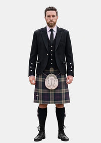 Traditional_Kyle_Grape_Tartan_7585_Kilt_and_Argyle_Jacket_Kilt_Outfits_front_image