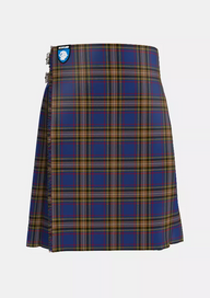 Traditional_Lady_Diana_Plaid_Tartan_484_kilt_front_image_with_pleated_design_and_adjustable_buckles_for_men