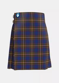 Traditional_Lady_Diana_Plaid_Tartan_484_kilt_front_image_with_pleated_design_and_adjustable_buckles_for_men