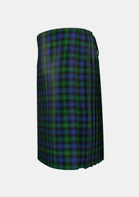 Traditional_Lamont_2_Tartan_296_kilt_left_image_with_pleated_design_and_adjustable_buckles_for_men