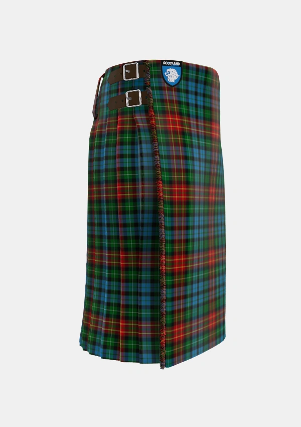 Traditional_Langston_Personal_Tartan_4214_kilt_right_image_with_pleated_design_and_adjustable_buckles_for_men