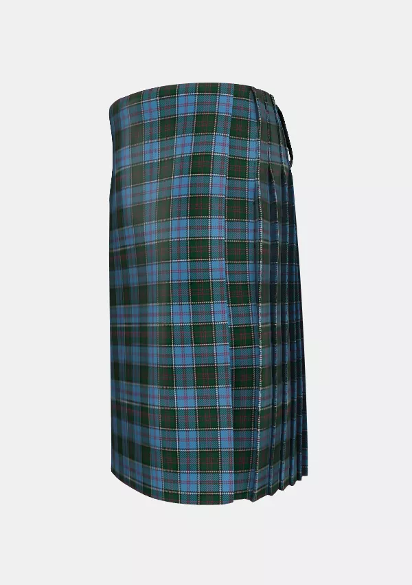Traditional_Law_Society_of_Scotland_Tartan_2413_kilt_left_image_with_pleated_design_and_adjustable_buckles_for_men