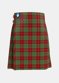 Traditional_Leask_Tartan_kilt_905_front_image_with_pleated_design_and_adjustable_buckles_for_men