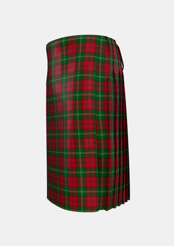 Traditional_Leckie_Personal_Tartan_5405_kilt_left_image_with_pleated_design_and_adjustable_buckles_for_men
