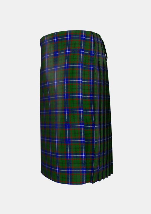Traditional_Lee_Personal_Tartan_5407_kilt_left_image_with_pleated_design_and_adjustable_buckles_for_men