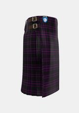 Traditional_Leonard_Hunting_Tartan_5417_kilt_right_image_with_pleated_design_and_adjustable_buckles_for_men