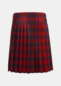 Traditional_Leslie_Red_VS_Tartan_1142_kilt_back_image_with_pleated_design_and_adjustable_buckles_for_men