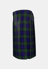 Traditional_Leung_Personal_Tartan_2984_kilt_left_image_with_pleated_design_and_adjustable_buckles_for_men