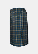 Traditional_Liberton_Tartan_6993_kilt_left_image_with_pleated_design_and_adjustable_buckles_for_men