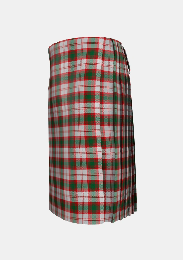 Traditional_Lindsay_Dress_Red_Tartan_992_kilt_left_image_with_pleated_design_and_adjustable_buckles_for_men