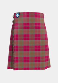 Traditional_Lindsay_Weathered_tartan_kilt_front_image_with_pleated_design_and_adjustable_buckles_for_men