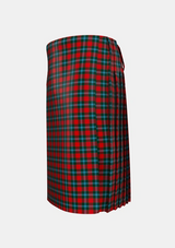 Traditional_Livingstone_MacLay_MacLeay_Tartan_1488_kilt_left_image_with_pleated_design_and_adjustable_buckles_for_men
