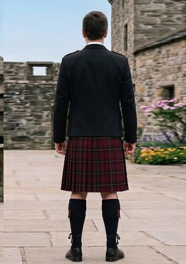 Traditional_Llewellen_of_Wales_Tartan_Kilt_and_Argyle_Jacket_Kilt_Outfit_back_image