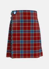 Traditional_Lobster_Fishery_Tartan_kilt_13679_front_image_with_pleated_design_and_adjustable_buckles_for_men