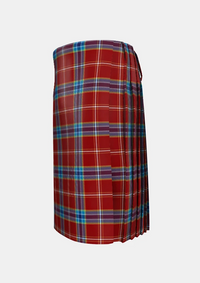 Traditional_Lobster_Fishery_Tartan_kilt_13679_left_image_with_pleated_design_and_adjustable_buckles_for_men