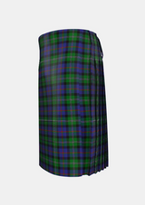 Traditional_Loch_Carron_tartan_left_image_with_pleated_design_and_adjustable_buckles_for_men