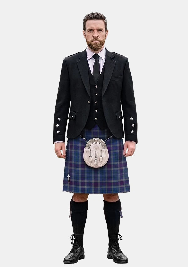 Traditional_Loch_Lomond_Tartan_2712_Kilt_and_Argyle_Jacket_Kilt_Outfits_front_image