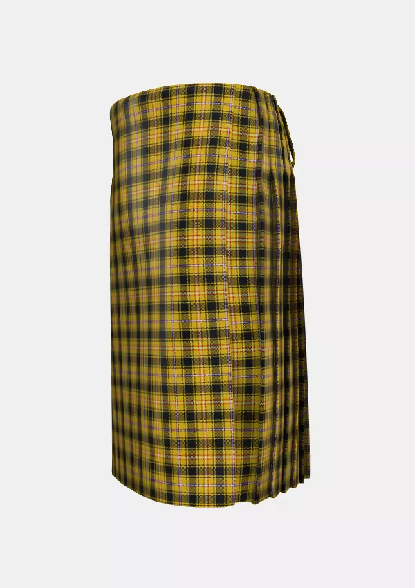 Traditional_Loch_Sween_Tartan_11081_kilt_left_image_with_pleated_design_and_adjustable_buckles_for_men