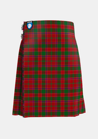 Traditional_Lochiel_Tartan_973_kilt_front_image_with_pleated_design_and_adjustable_buckles_for_men