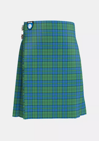 Traditional_Lockhart_Ancient_Tartan_kilt_front_image_with_pleated_design_and_adjustable_buckles_for_men