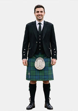 Traditional_Lockhart_Tartan_2258_Kilt_and_Argyle_Jacket_Kilt_Outfits_front_image