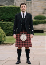 Traditional_Loganair_Tartan_11744_Kilt_and_Argyle_Jacket_Kilt_Outfit_front_image
