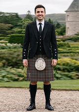Traditional_Lomond_Mist_tartan_10442_Kilt_and_Argyle_Jacket_Kilt_Outfit_front_image