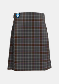 Traditional_Lomond_Mist_tartan_front_image_with_pleated_design_and_adjustable_buckles_for_men