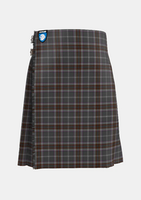 Traditional_Lomond_Mist_tartan_front_image_with_pleated_design_and_adjustable_buckles_for_men