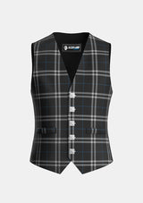 Traditional_London_Fog_Black_Tartan_7269_Waistcoat_front_image