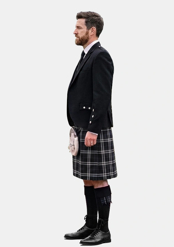 Traditional_London_Fog_Black_Tartan_Kilt_and_Argyle_Jacket_Kilt_Outfits_left_image