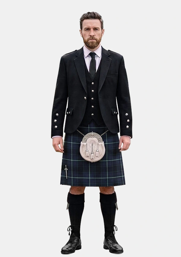 Traditional_Longmuir_Tartan_Kilt_and_Argyle_Jacket_Kilt_Outfits_front_image