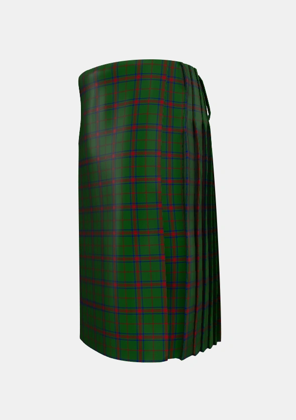 Traditional_Loton_Personal_Tartan_5498_kilt_left_image_with_pleated_design_and_adjustable_buckles_for_men