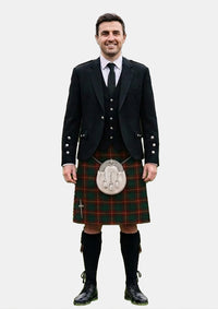 Traditional_Lowland_Donnelly_tartan_10114_Kilt_and_Argyle_Jacket_Kilt_Outfits_front_image